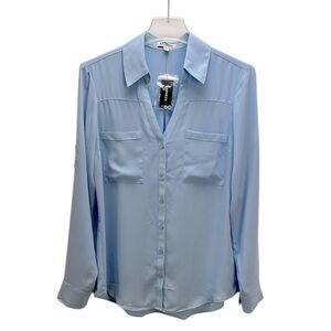 Express Light Blue Button Down Shirt